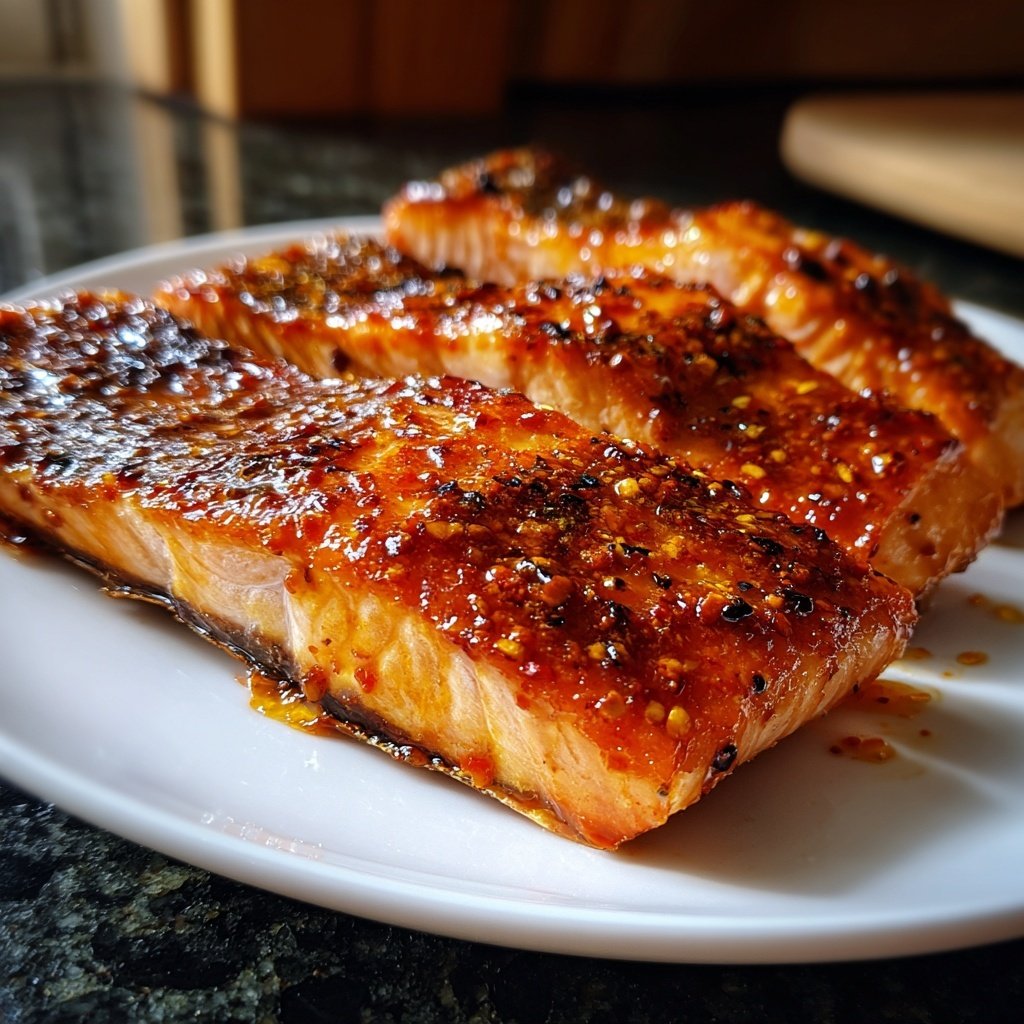 Bang Bang Lachs mit Gurken Salat