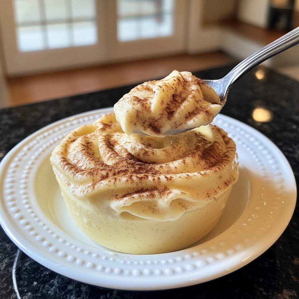 Vanillepudding mit Zimt