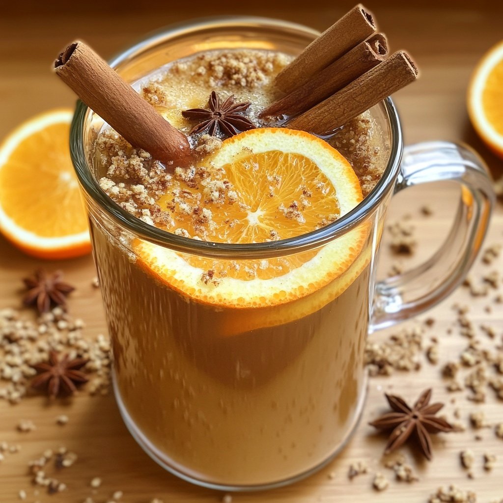 Kinderfreundlicher alkoholfreier Weihnachts-Punsch