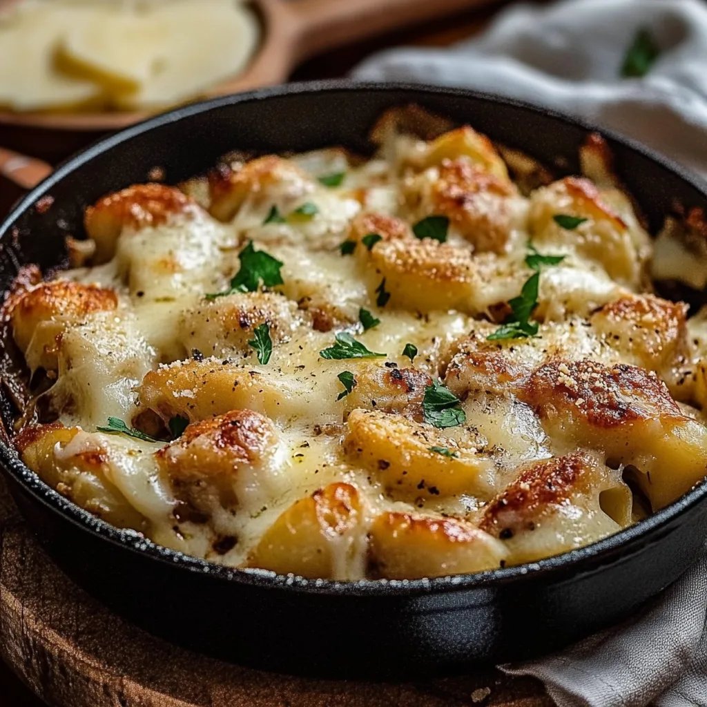 Hähnchen mit Knoblauch und Parmesan