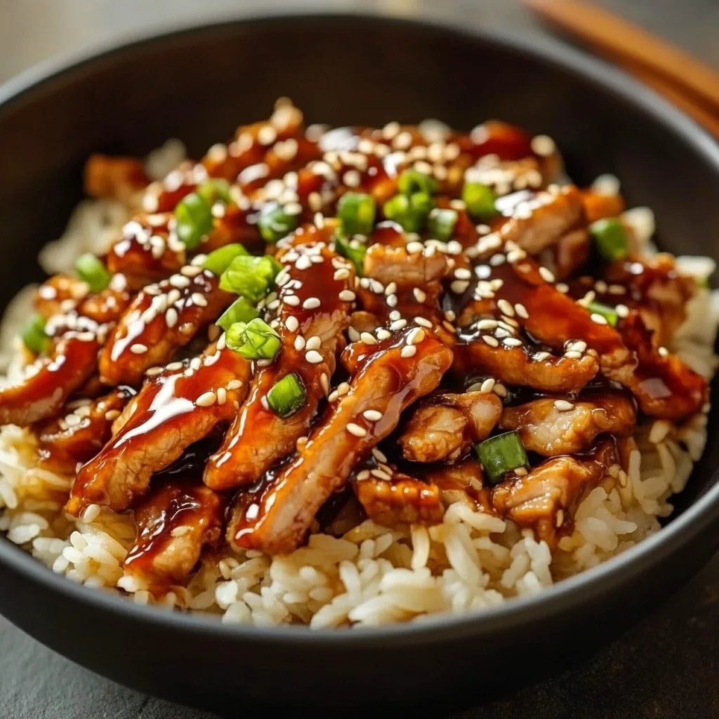 Hähnchengeschnetzeltes Teriyaki