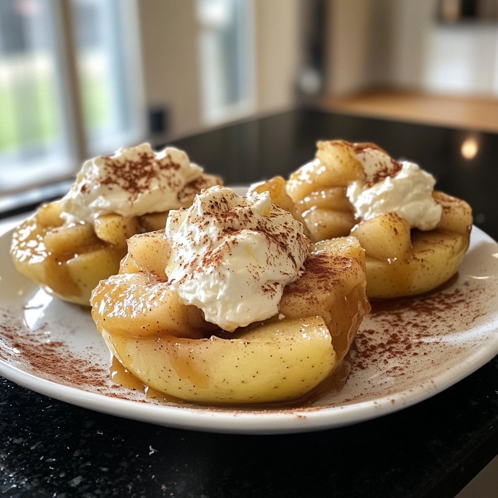 Bratapfel mit Mascarpone