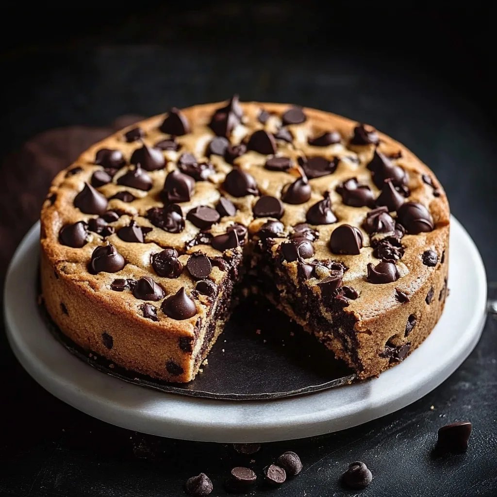 Chocolate Chip Cookie Cake