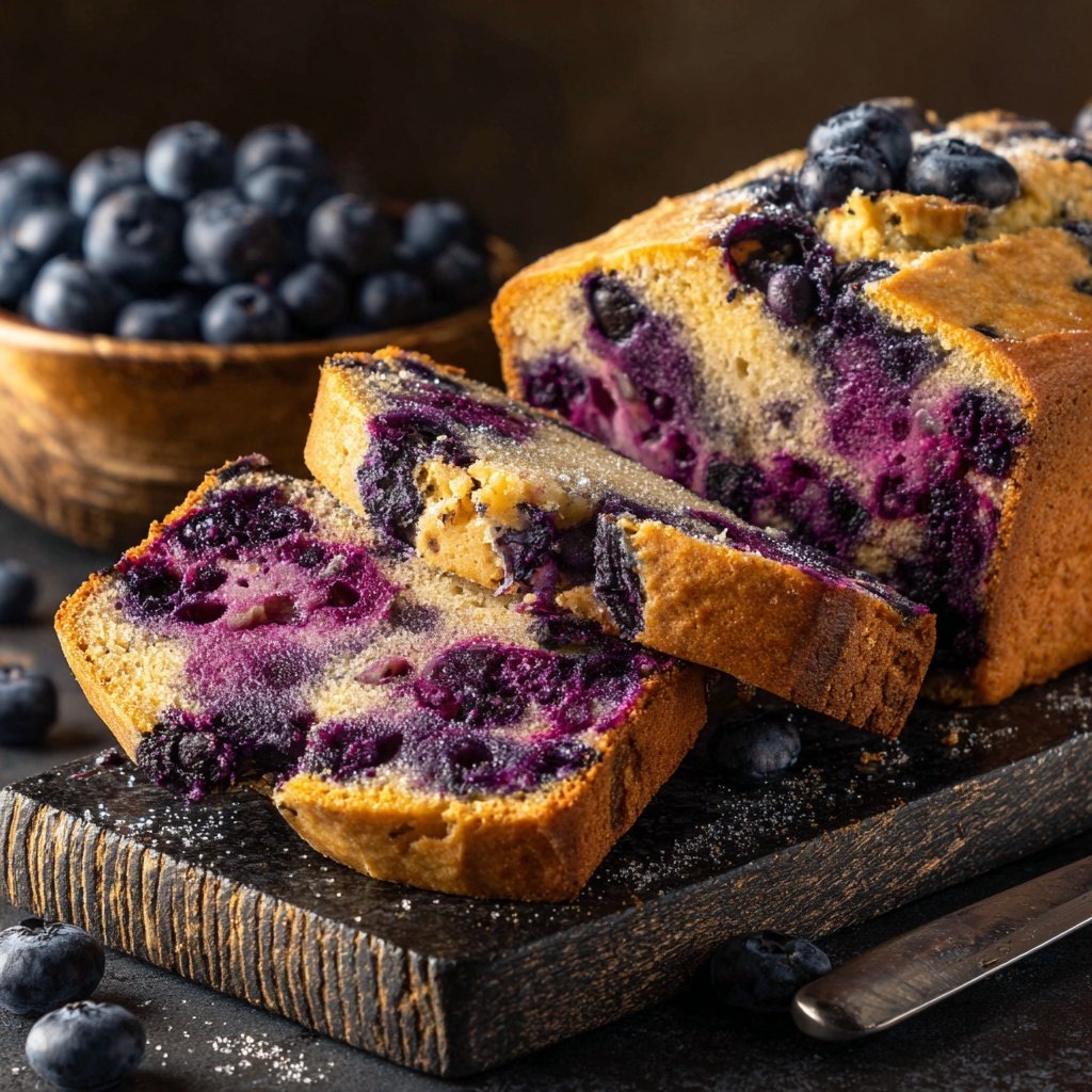 Vorbereitet Blaubeeren Zitrone Sauerteig Gefrierschrank