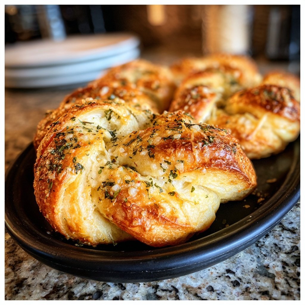 Knoblauch Knoten kaubar