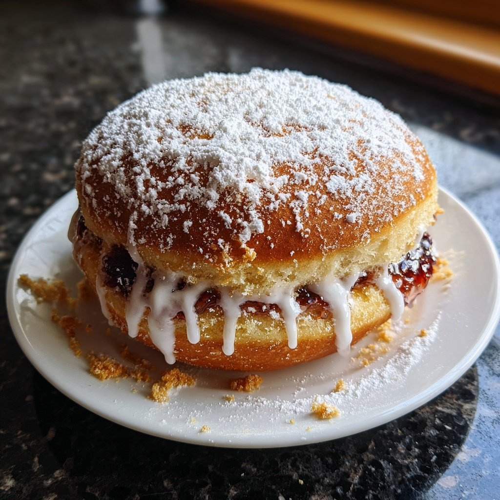 Deutsche Gebackene Gelee Berliner