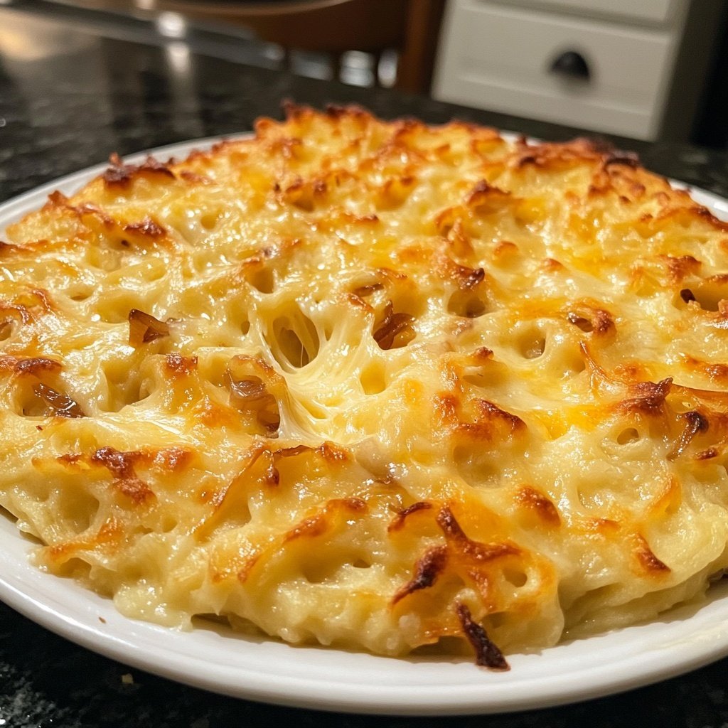 Käsespätzle - Käsespätzle mit karamellisierten Zwiebeln