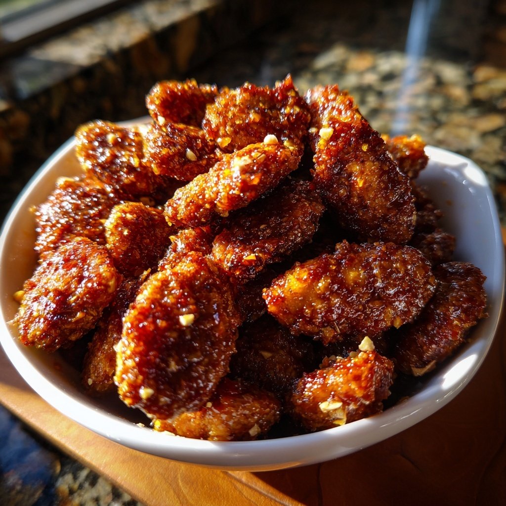 Chili-Zimt Gebrannte Mandeln für Genießer