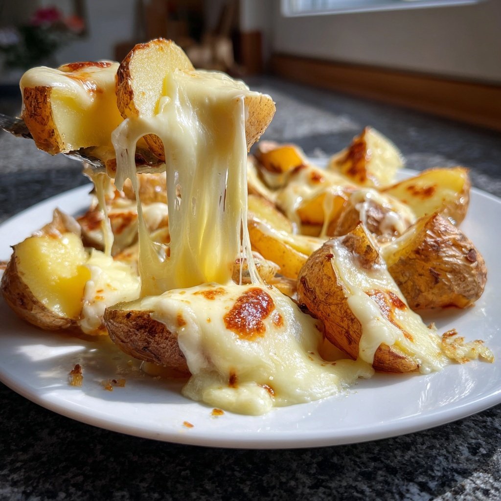 Klassisches Raclette mit Kartoffeln