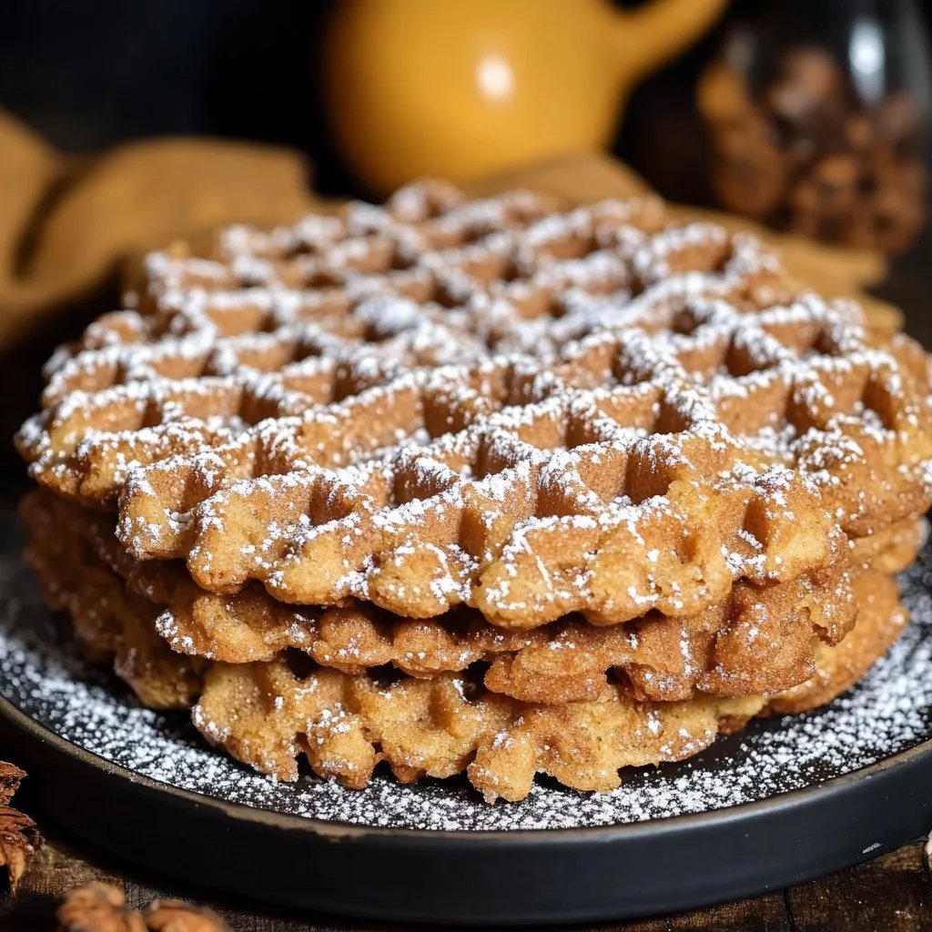 Lebkuchenwaffeln – vegan & glutenfrei