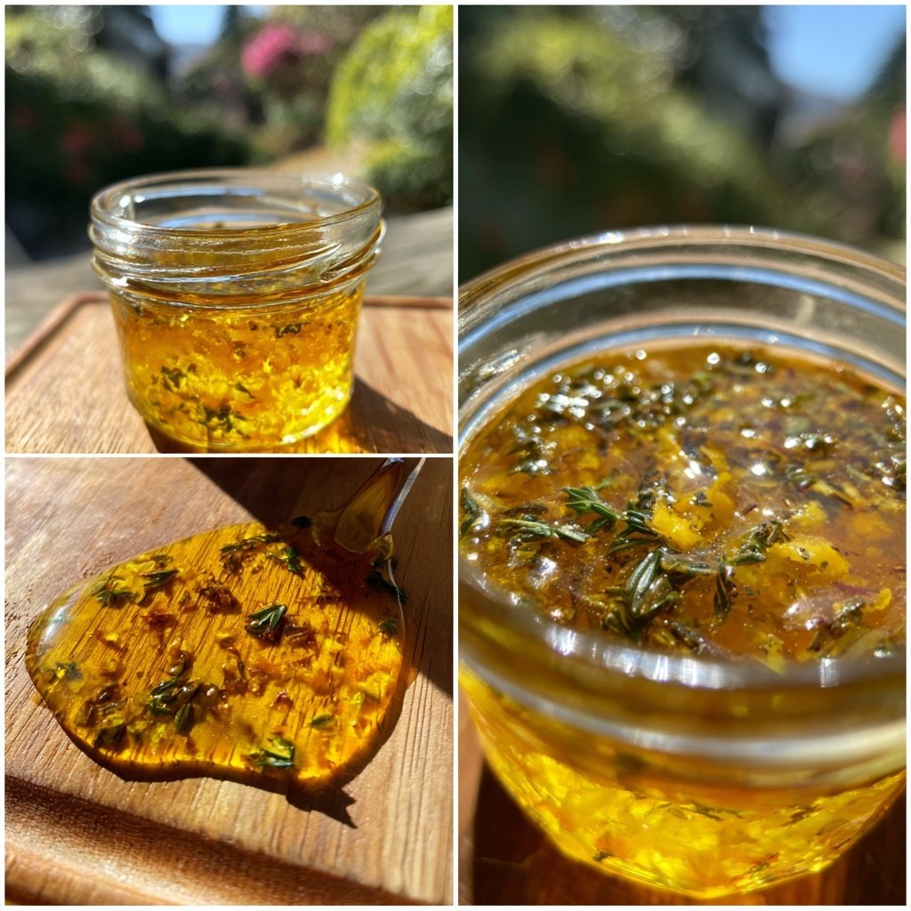 Meyer Zitronen Honig Thymian Vinaigrette