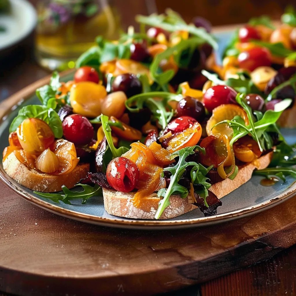 Weihnachtliche Bruschetta