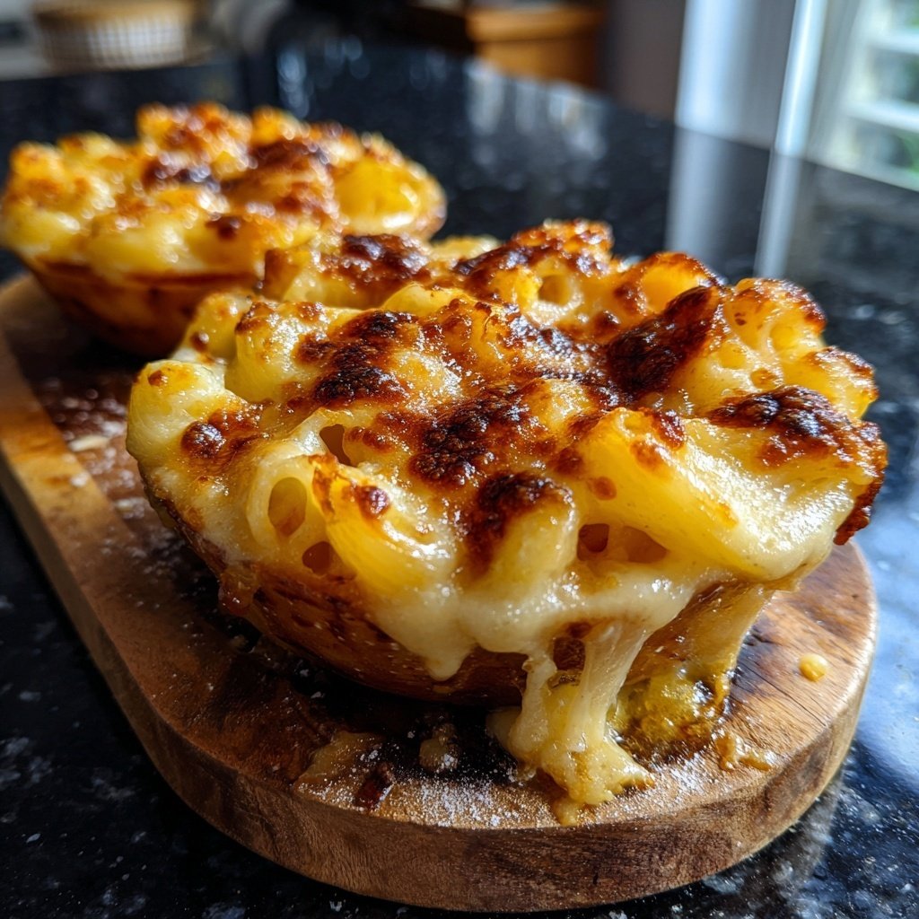 Mini-Mac-and-Cheese-Raclettepfännchen für Kinder und Gäste​