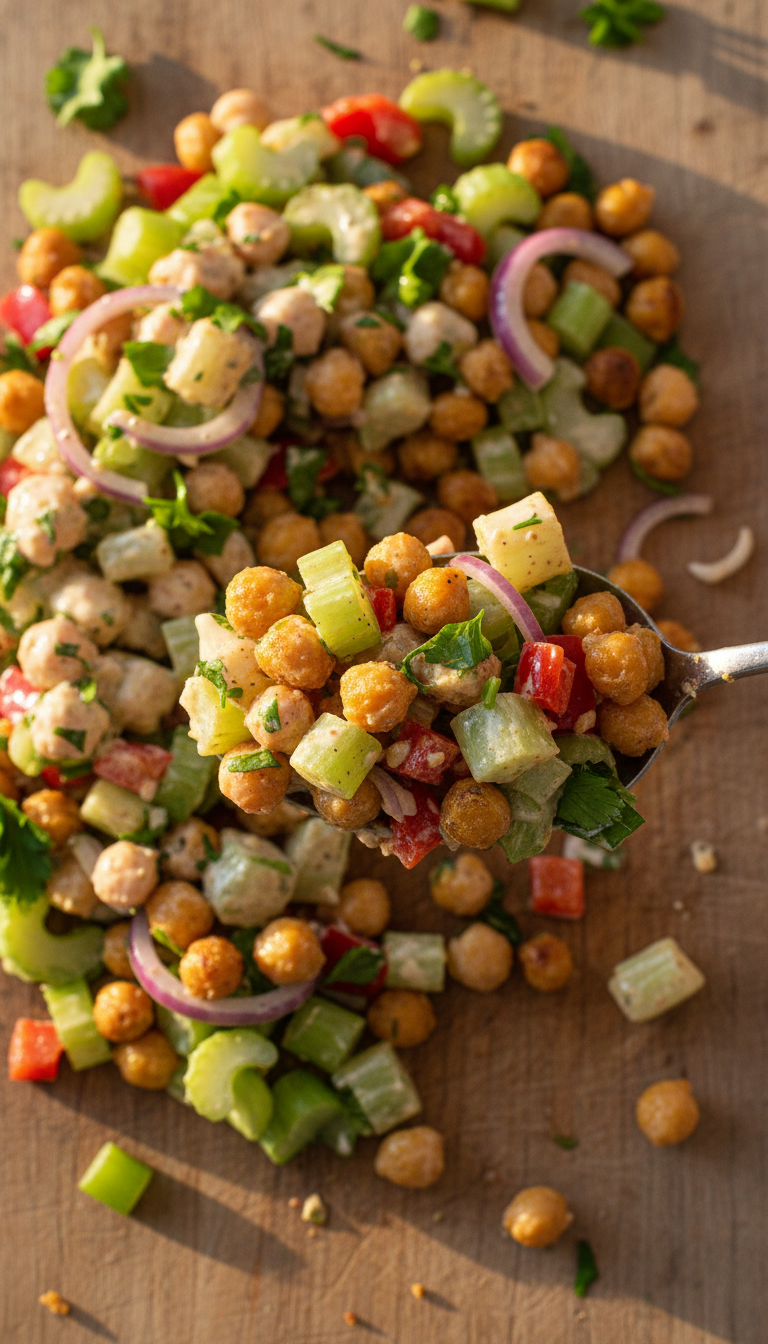 Sellerie Kichererbsen Salat