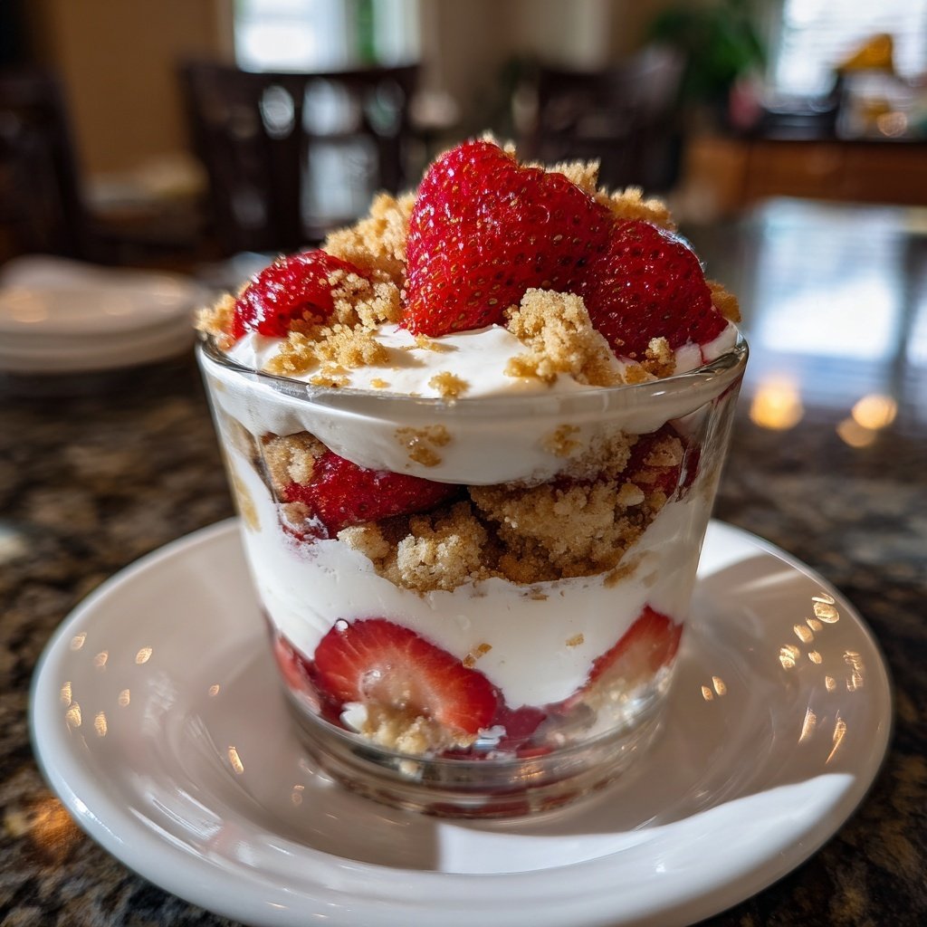 Gourmet Strawberry Shortcake Parfait