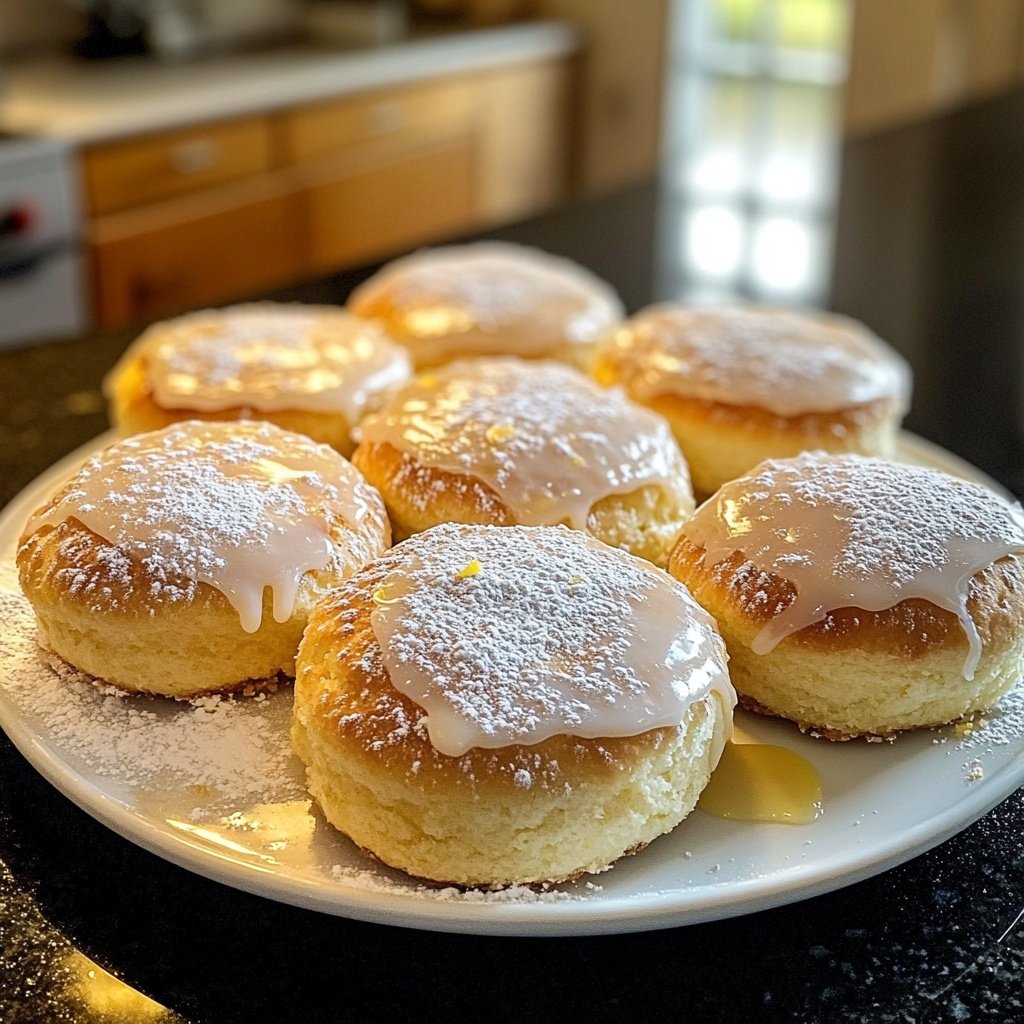 Zitronen Daumenplätzchen