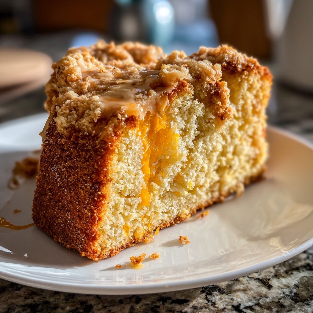 Steinbock Blutorange Olivenöl Kuchen