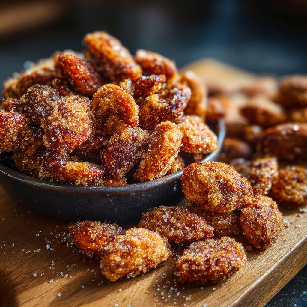 Schnelle Gebrannte Mandeln aus der Pfanne