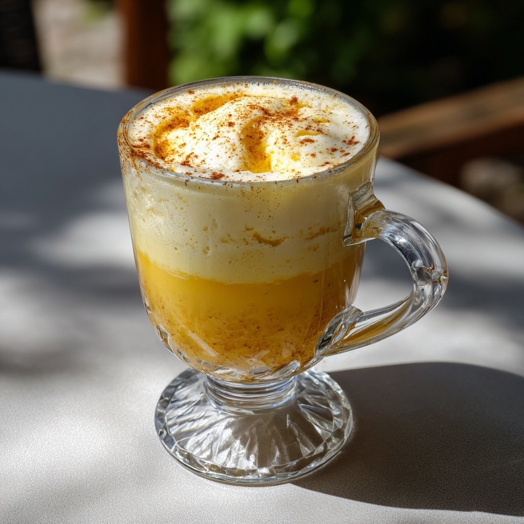 Eierpunsch mit Vanilleeis verfeinert