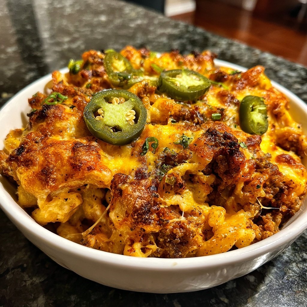 Chili-Käsespätzle mit Jalapeños