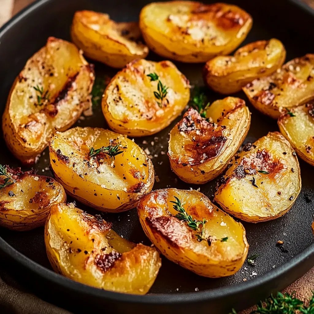 Zerdrückte Kartoffeln