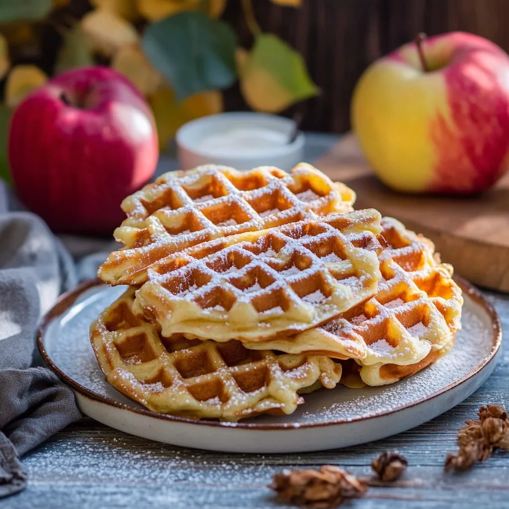 Apfelwaffeln