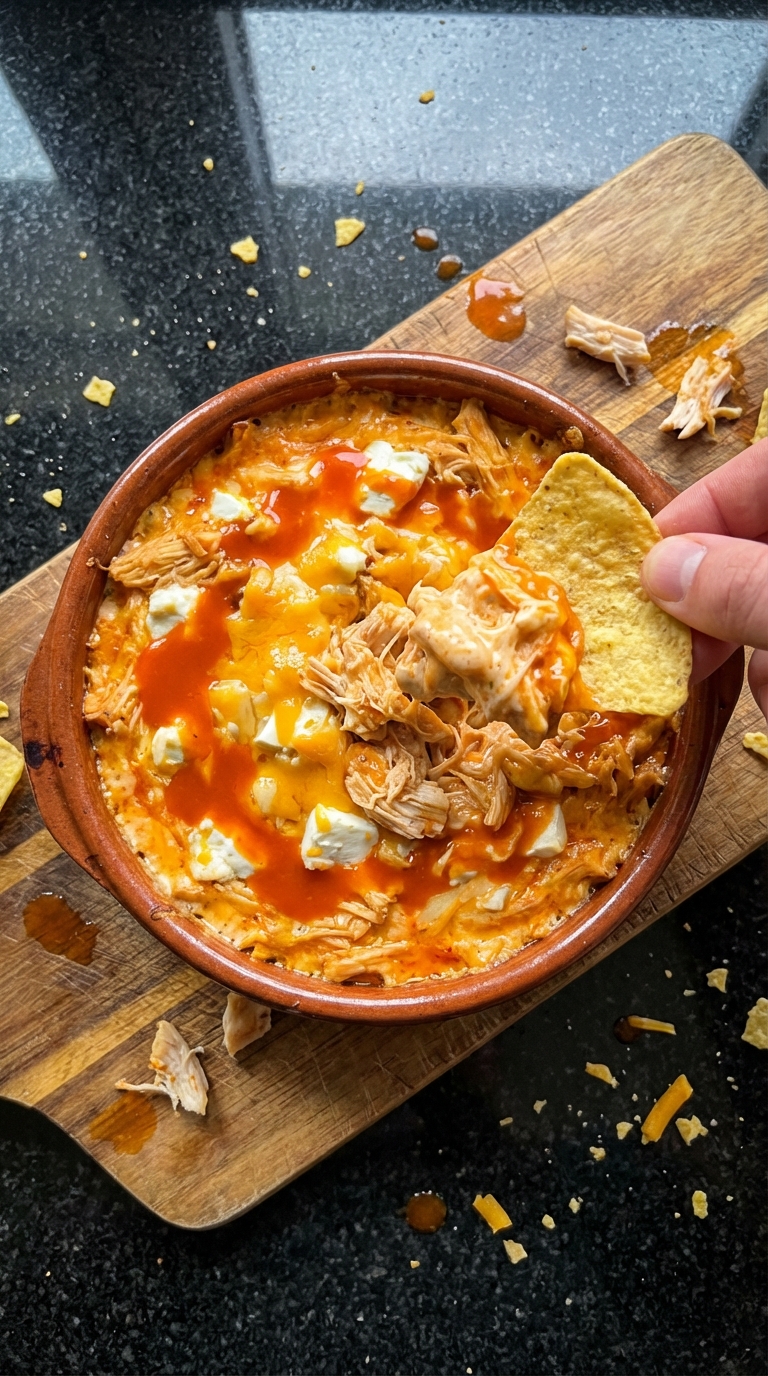 Cremiger Buffalo Hähnchen Dip​