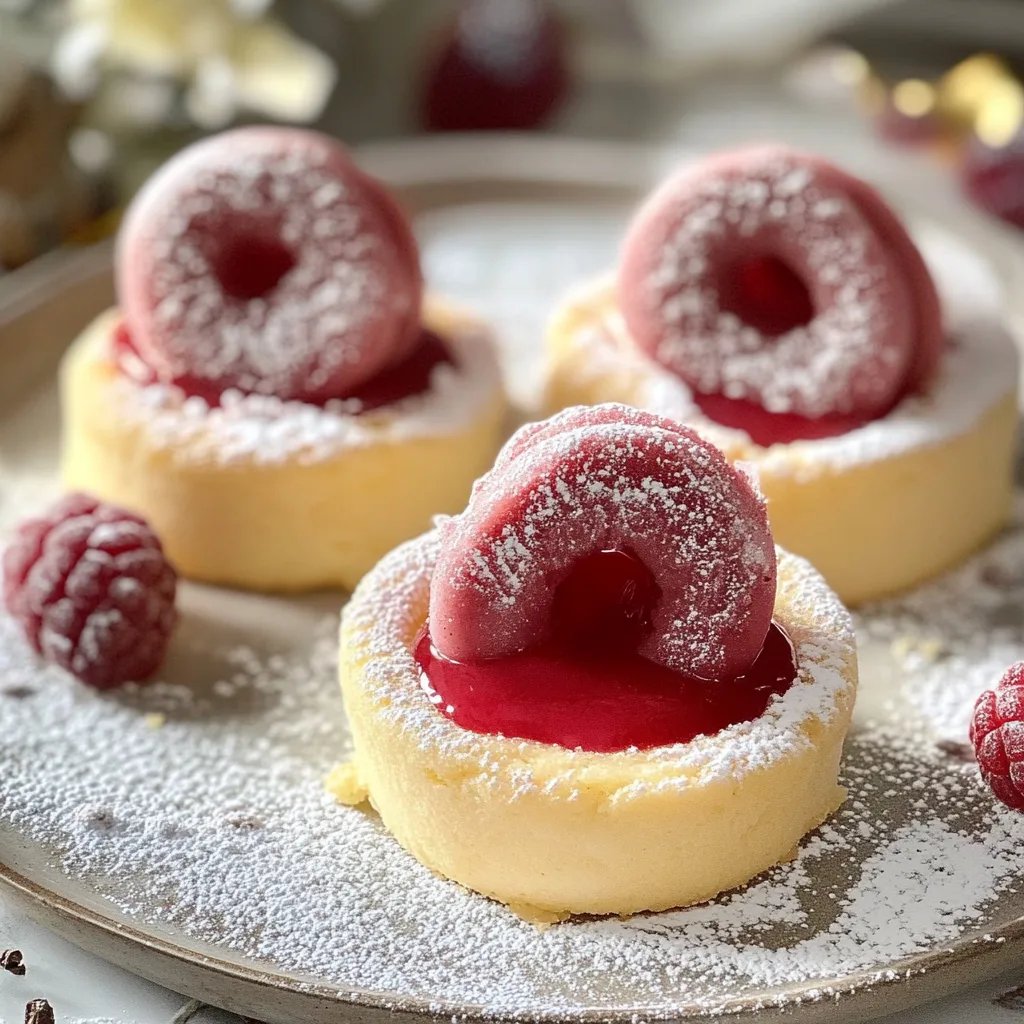 Marzipan Himbeer Plätzchen