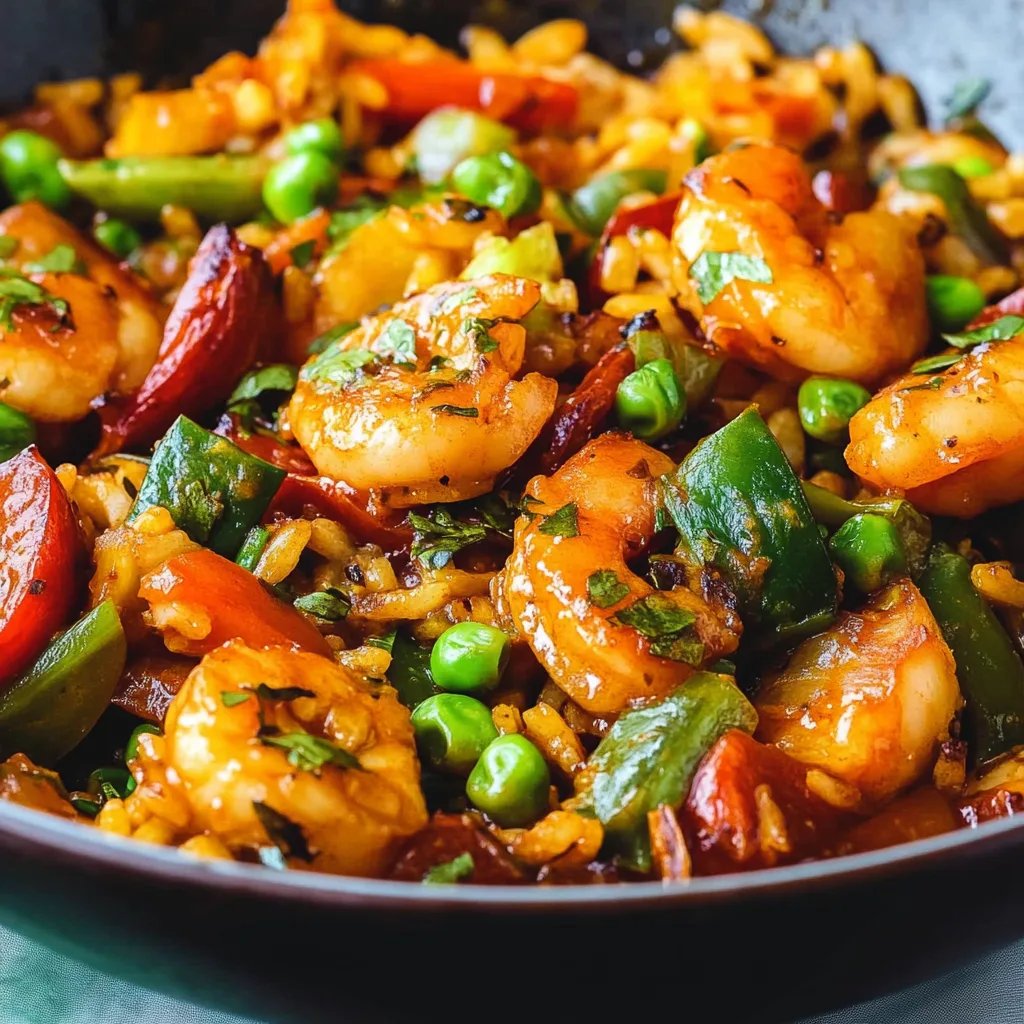 Reispfanne mit Gemüse