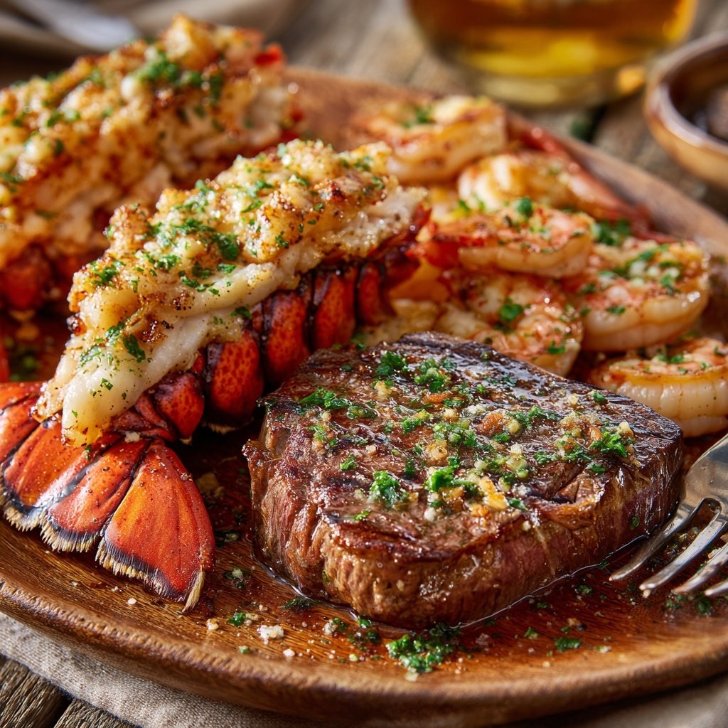 Ultimatives Surf and Turf Buffet