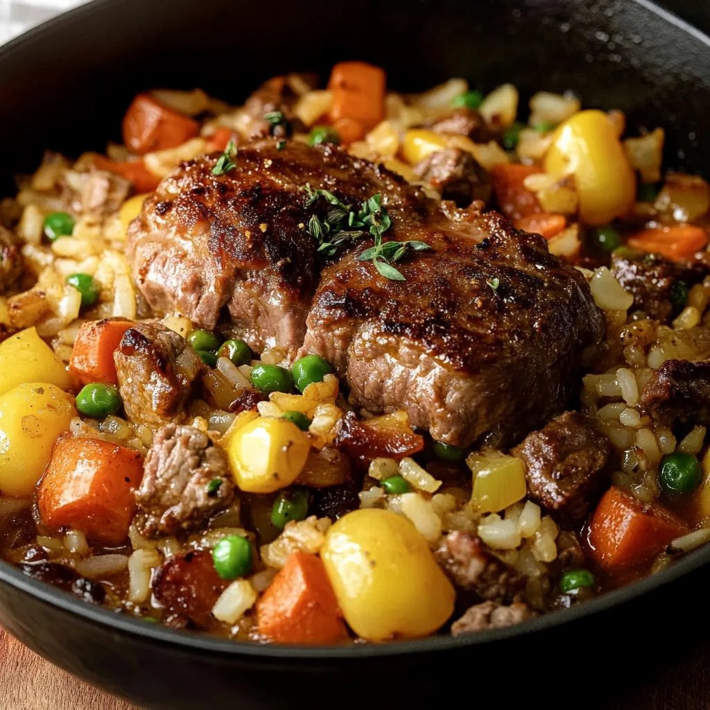 Reis-Hackfleisch-Pfanne